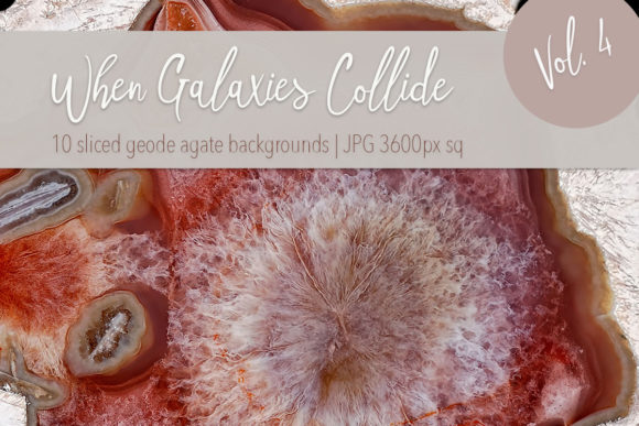 10 Agate Backgrounds Vol. 4: Essential Geode Textures