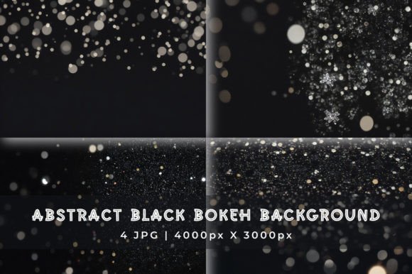 Black Bokeh Light Backgrounds: The Ultimate Design Asset