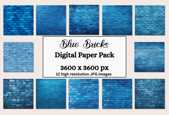 Blue Brick- Texture Backgrounds: A Creative Edge