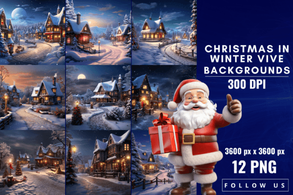 Christmas in Winter Vibe Backgrounds: A Designer's Guide