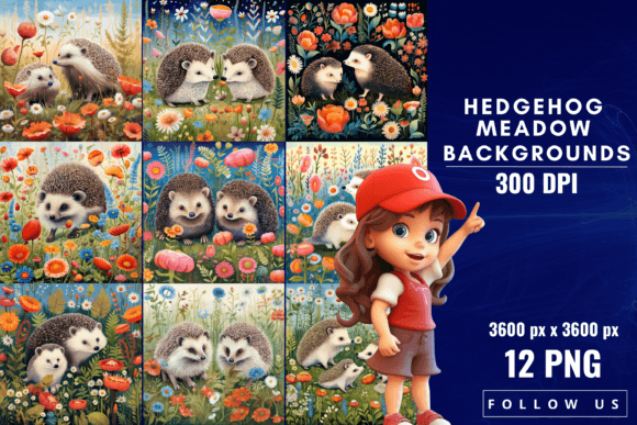Discover the Charm of Hedgehog Meadow Backgrounds
