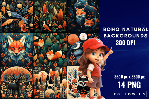 Embrace Organic Aesthetics with Boho Natural Backgrounds