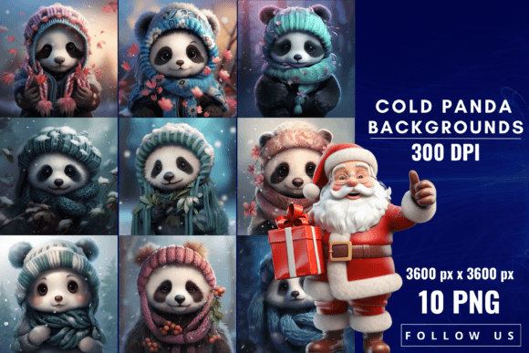 Embrace the Chill: Using Cold Panda Backgrounds in Design