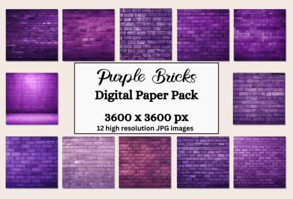 Exploring the Creative Potential of Purple Brick Texture Backgrounds