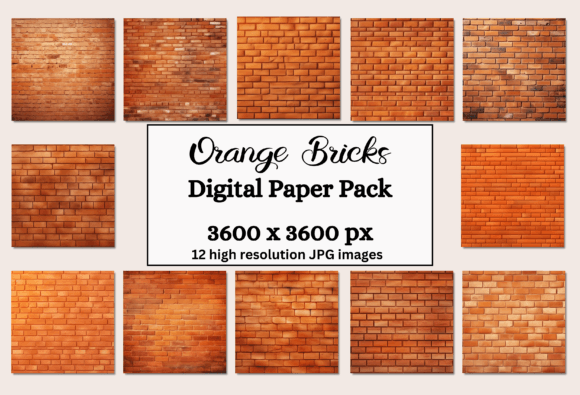 Orange Brick Texture Backgrounds: A Designer's Warm, Versatile Asset