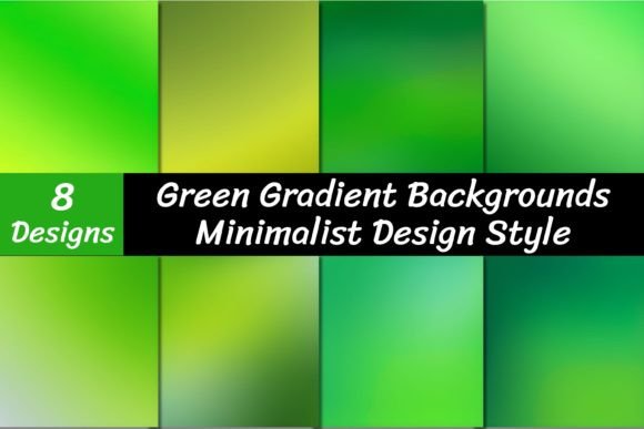 Soft Green Gradient Backgrounds: A Versatile Design Asset