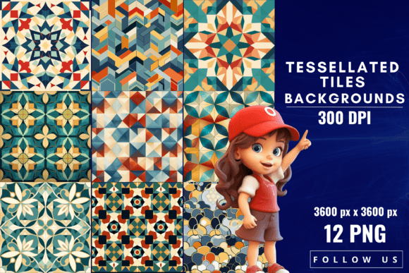 Tessellated Tiles Backgrounds: A Designer's Guide to Geometric Elegance