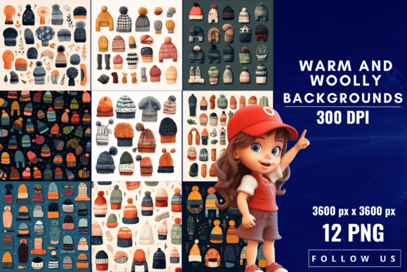 Warm and Woolly Backgrounds: A Cozy Design Solution