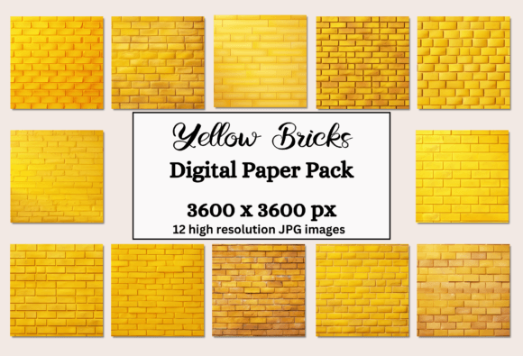 Yellow Brick Texture Backgrounds: A Creative Asset